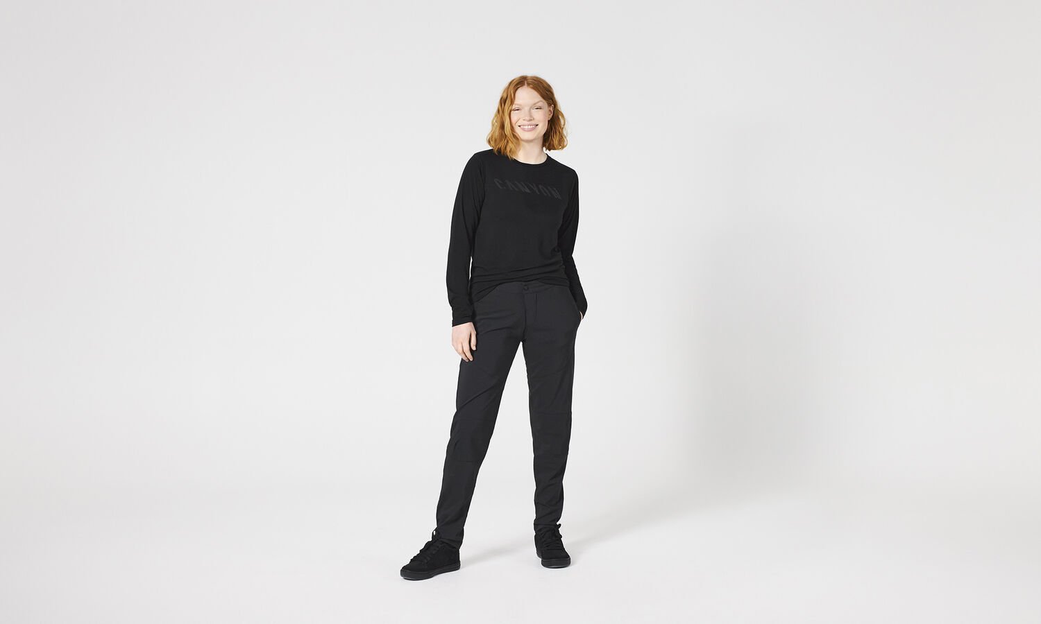 Canyon Canyon Women's Drirelease Long Sleeve Shirt Black