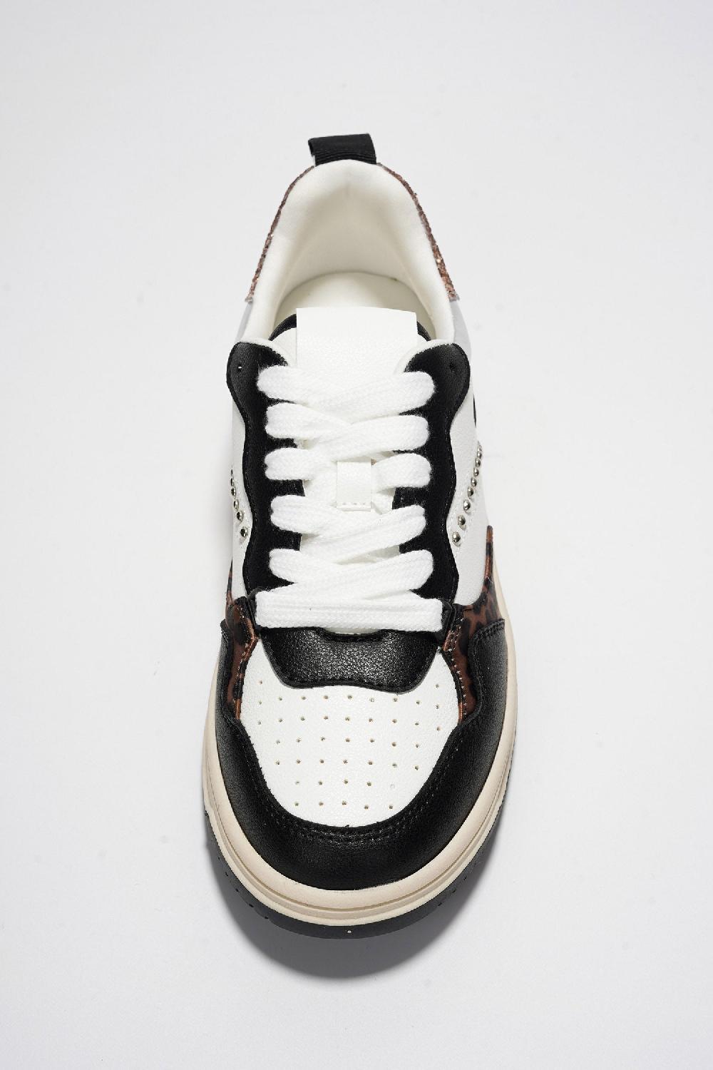 Cape Robbin Anastasia Print Casual Sneakers - Leopard