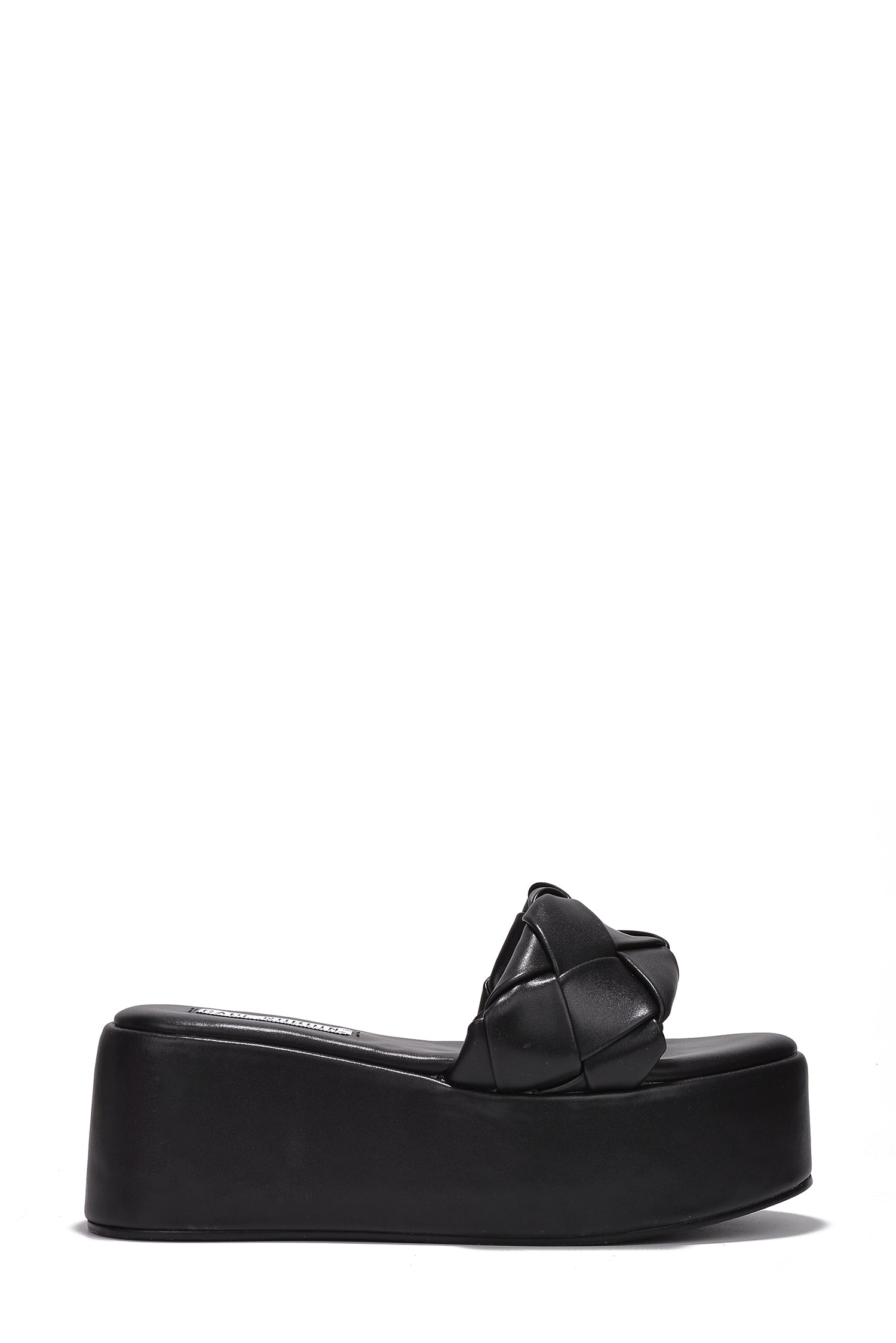 Cape Robbin Anona Round Toe 2-inch Slip-On Platforms - Black