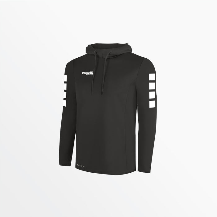 capelli ADULT BASICS I HOODED TRAINING TOP Dark Grey