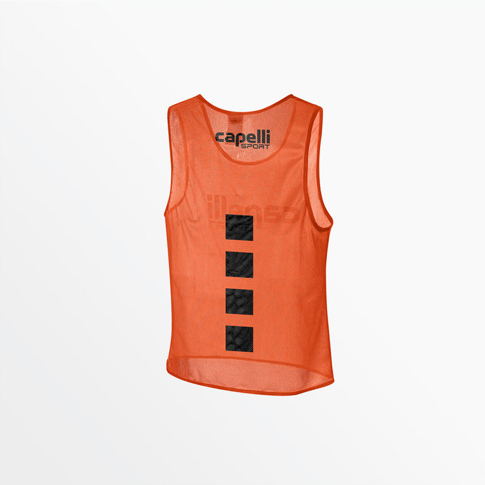 Capelli ADULT PRACTICE PINNIE WITH 4-CUBES Neon Orange