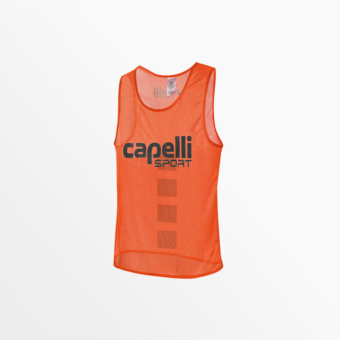 capelli ADULT PRACTICE PINNIE WITH 4-CUBES Neon Orange