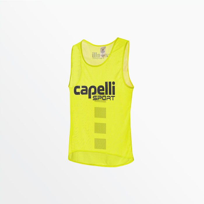 capelli ADULT PRACTICE PINNIE WITH 4-CUBES Neon Yellow