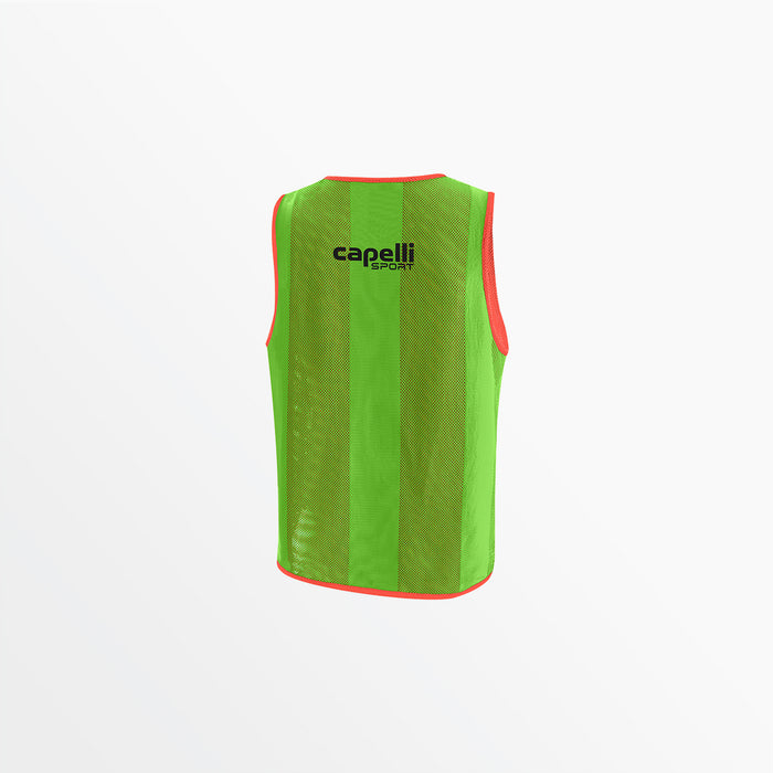 Capelli ADULT REVERSIBLE TONAL STRIPE PRACTICE PINNIE