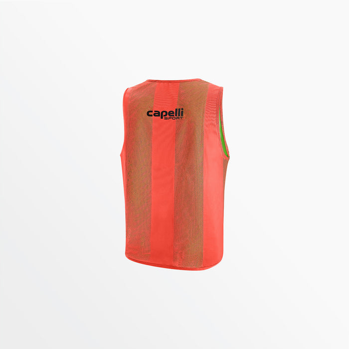 Capelli ADULT REVERSIBLE TONAL STRIPE PRACTICE PINNIE