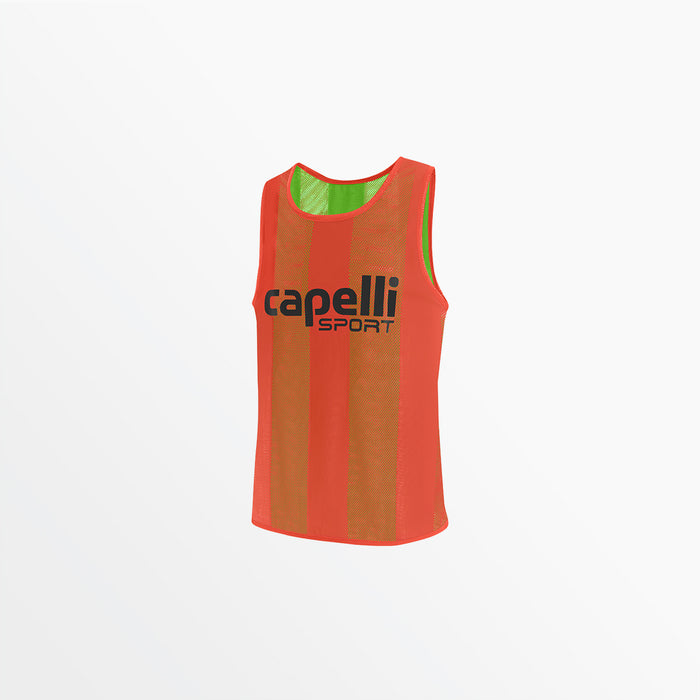 Capelli ADULT REVERSIBLE TONAL STRIPE PRACTICE PINNIE
