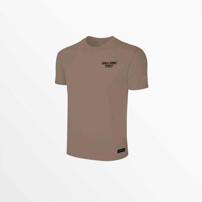capelli ADULT UNISEX CS ESTABLISHED TEE Desert Brown