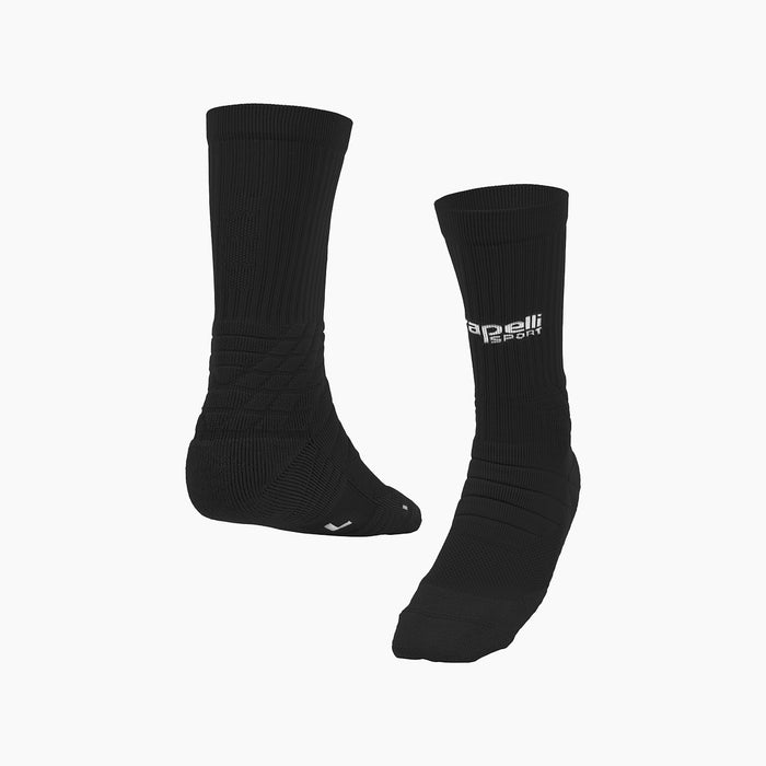 capelli APEX CS COOL MAX CUSHIONED CREW SOCKS Black