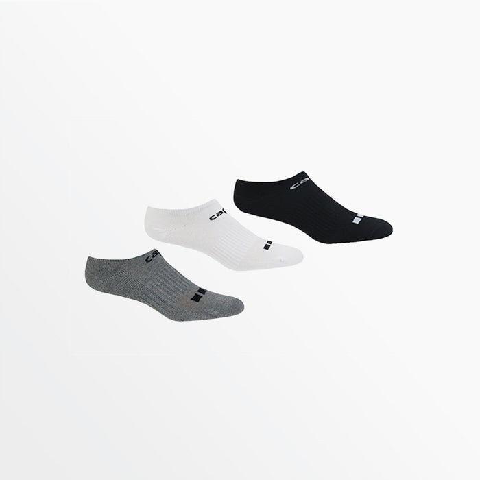 capelli BASICS CS-COOL CUSHIONED NO SHOW SOCKS Grey Combo