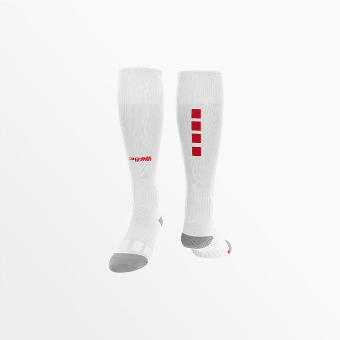 capelli 4-CUBE MATCH SOCKS White Red