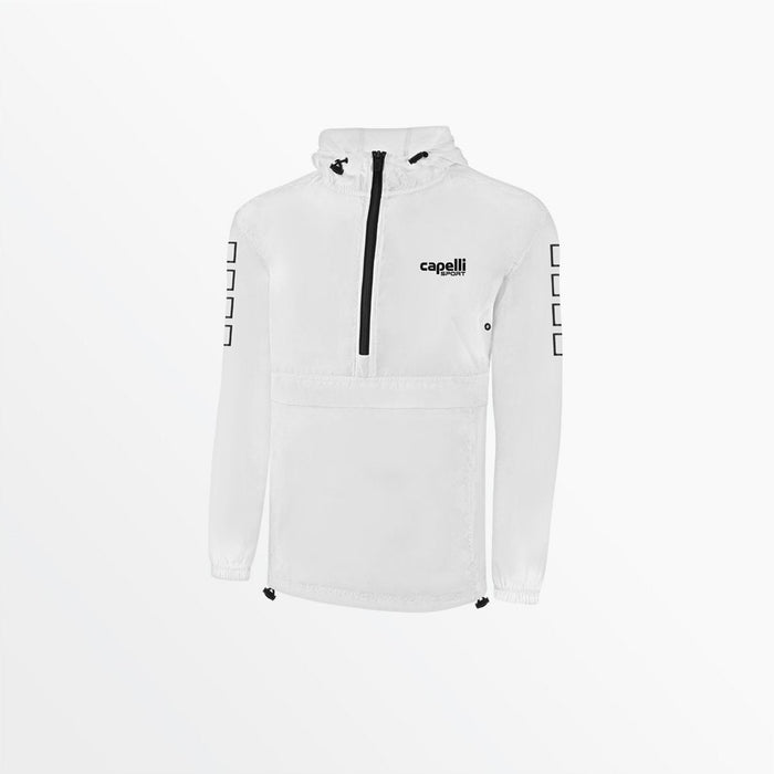 capelli ADULT CLASSIC PACKABLE WINDBREAKER White