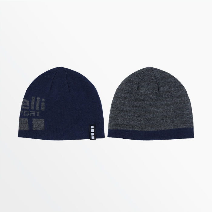 Capelli ADULT CS REVERSIBLE BEANIE Navy Dark Grey