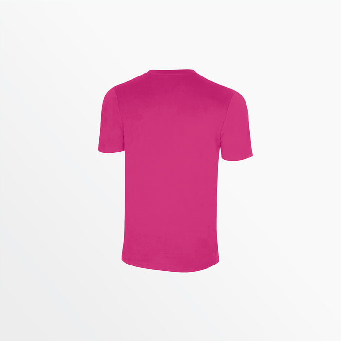 Capelli ADULT LOGO CREW NECK POLY TEE Pink