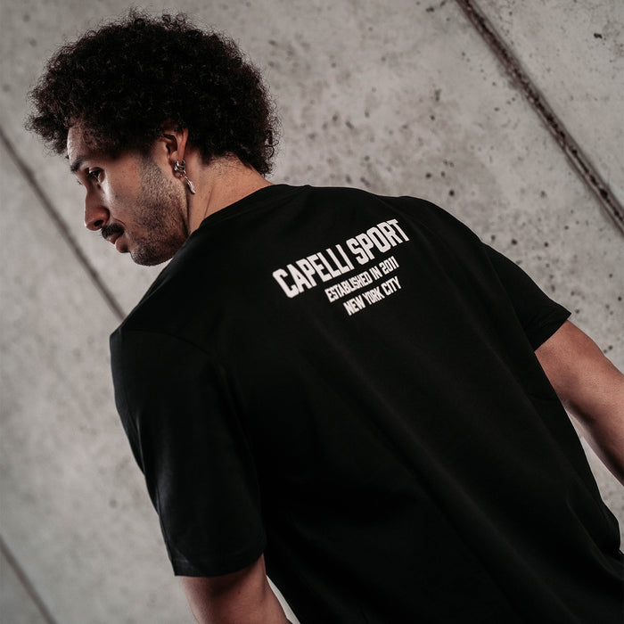 capelli ADULT UNISEX CS ESTABLISHED TEE Black