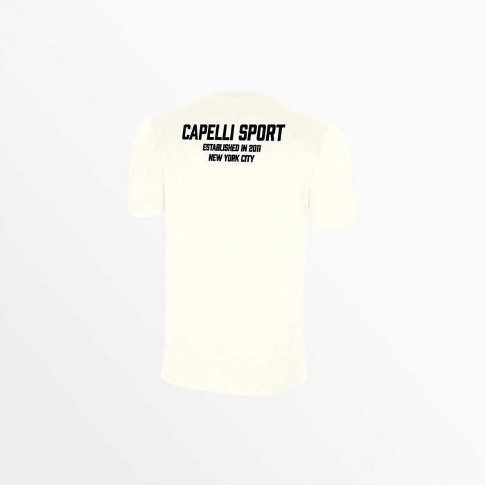 Capelli ADULT UNISEX CS ESTABLISHED TEE Coconut