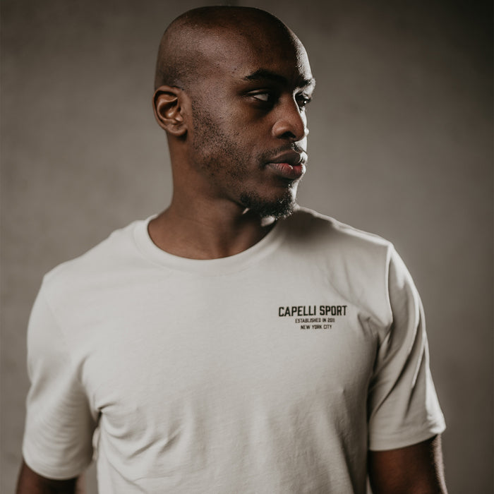 capelli ADULT UNISEX CS ESTABLISHED TEE Sand