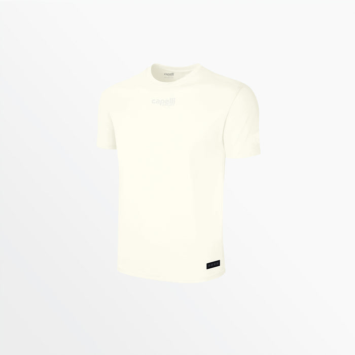 capelli ADULT UNISEX TONAL CREW NECK TEE Coconut