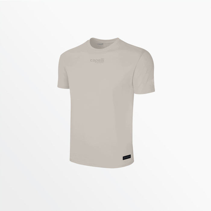 capelli ADULT UNISEX TONAL CREW NECK TEE Sand