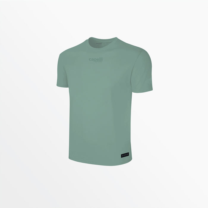 capelli ADULT UNISEX TONAL CREW NECK TEE Sea Green