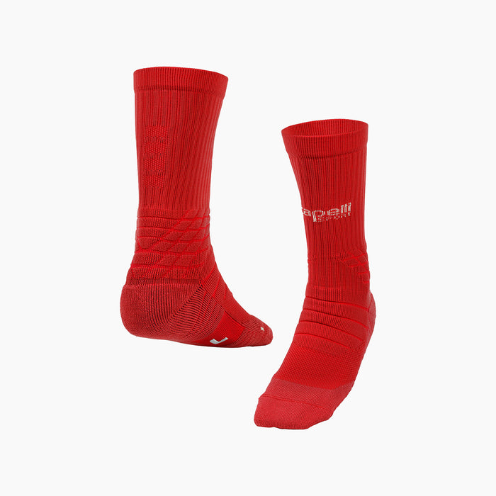 capelli APEX CS COOL MAX CUSHIONED CREW SOCKS Red