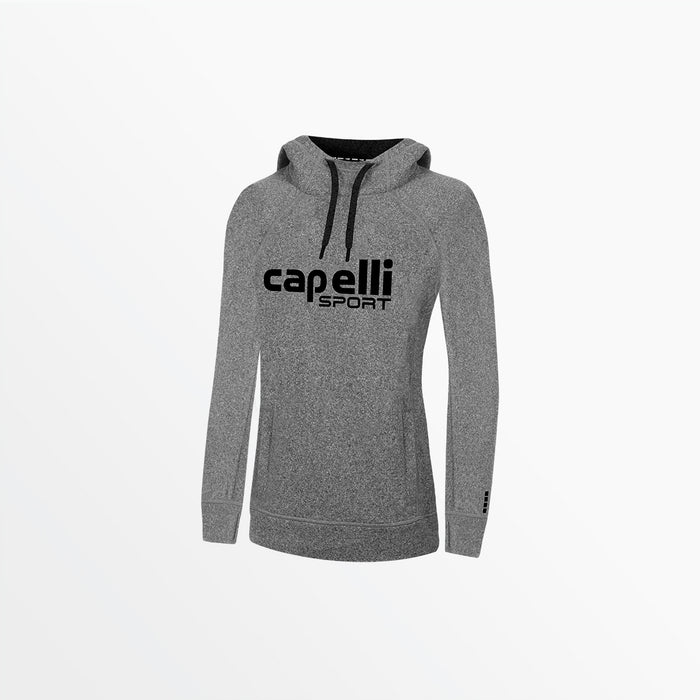 capelli GIRL'S LOGO HEATHER PULLOVER HOODIE Black