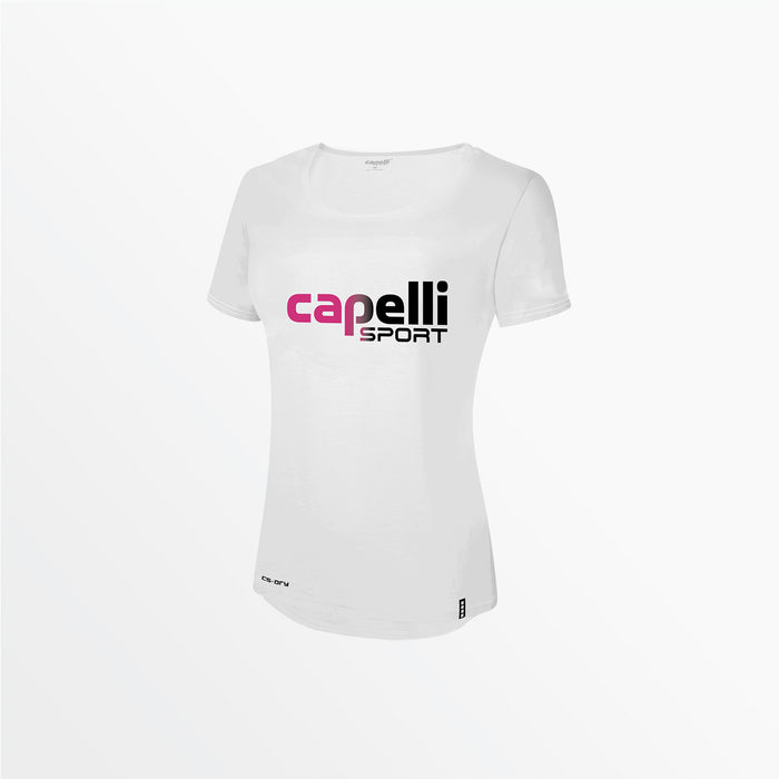 capelli GIRL'S OMBRE LOGO TEE White Pink