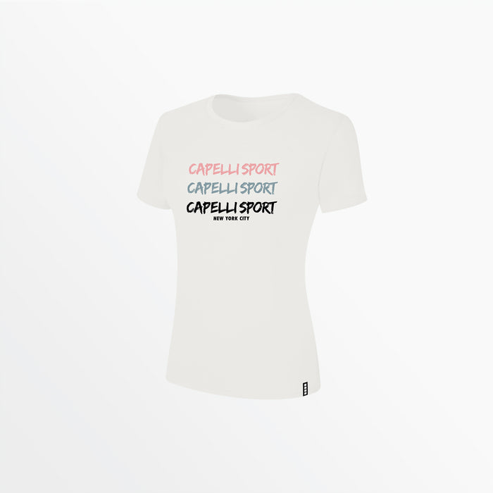 capelli GIRL'S TRIPLE CS SKETCHTEE Off White