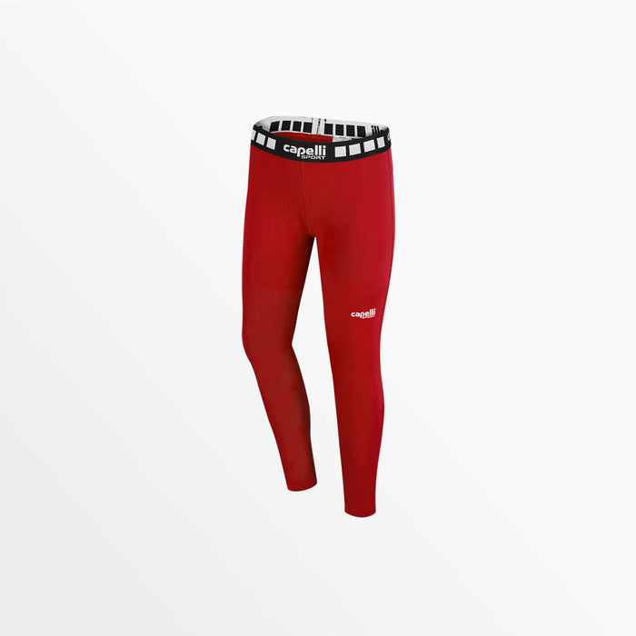 capelli GIRL'S WARM PERFORMANCE TIGHTS Red