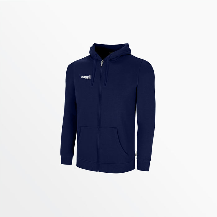capelli MEN BASICS FLEECE ZIP UP HOODIE Navy