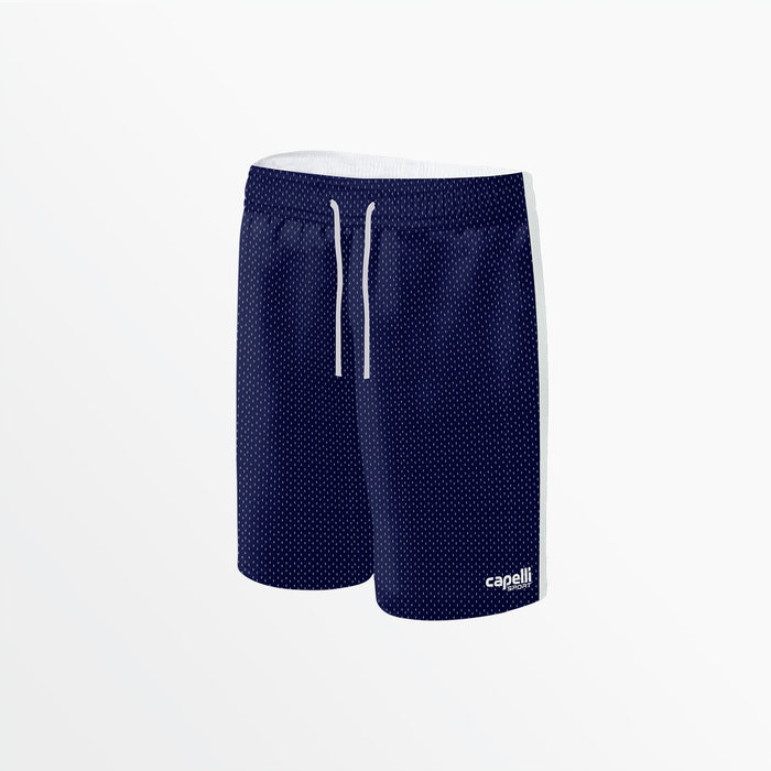 capelli MEN'S BASICS 2-TONE MESH SHORTS Navy