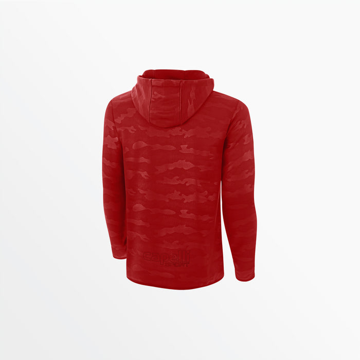 Capelli MEN'S BASICS I CAMO EMBOSSED HOODIE Red