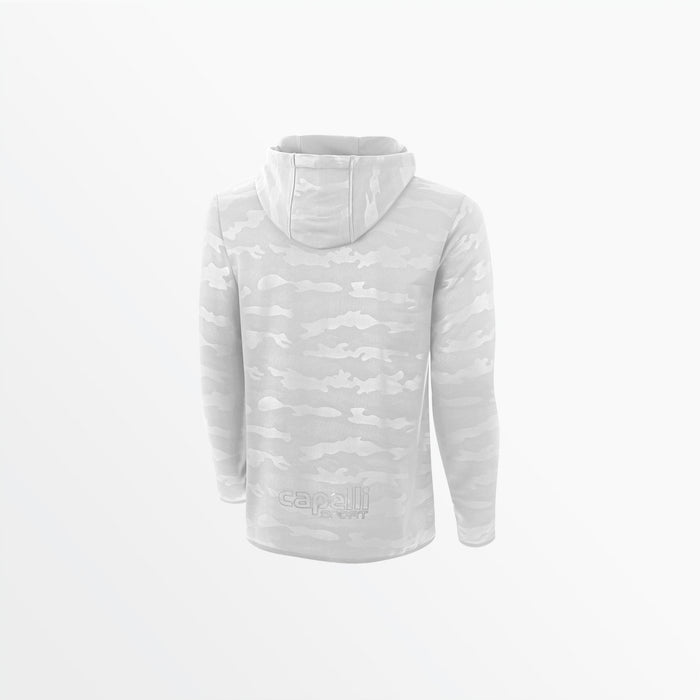 Capelli MEN'S BASICS I CAMO EMBOSSED HOODIE White