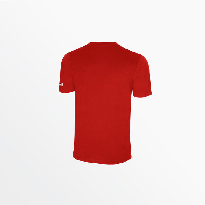 Capelli MEN'S BASICS TEE WITH SLEEVE LOGO Red