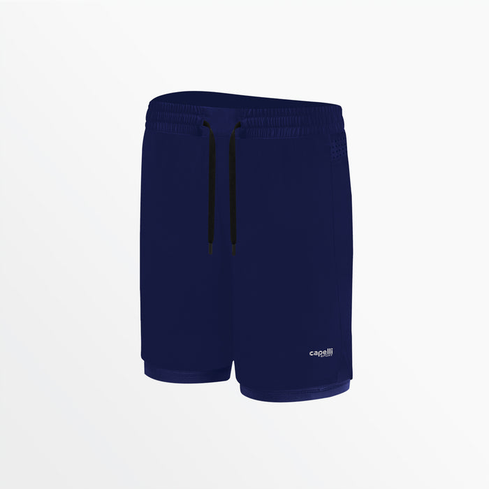capelli MEN'S EVERYDAY FLEX SHORTS WITH BRIEF Navy