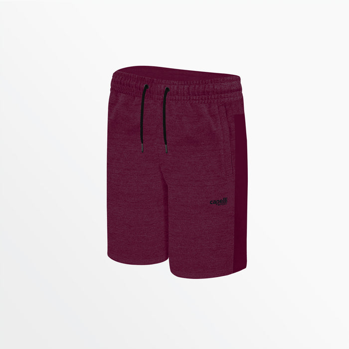 capelli MEN'S HEATHERED SHORTS Heather Maroon