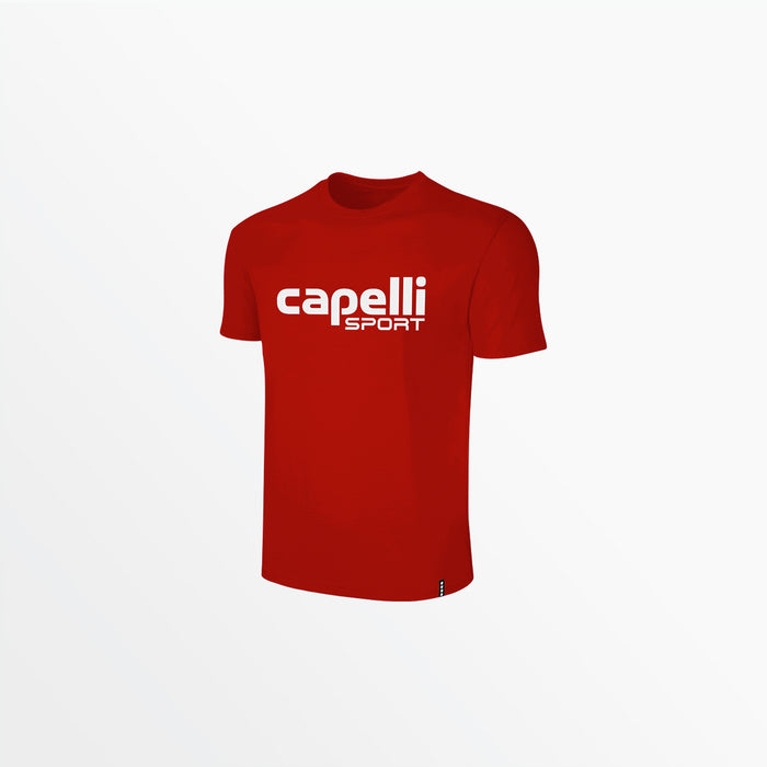 capelli MEN'S LOGO CREW NECK TEE Red