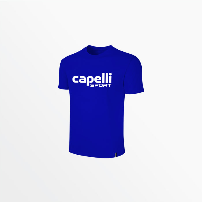 capelli MEN'S LOGO CREW NECK TEE Royal Blue