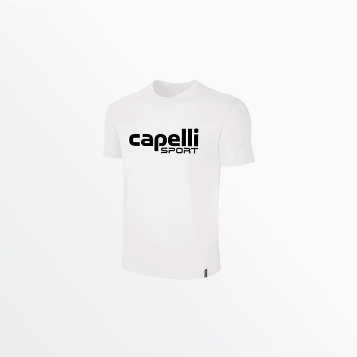 capelli MEN'S LOGO CREW NECK TEE White