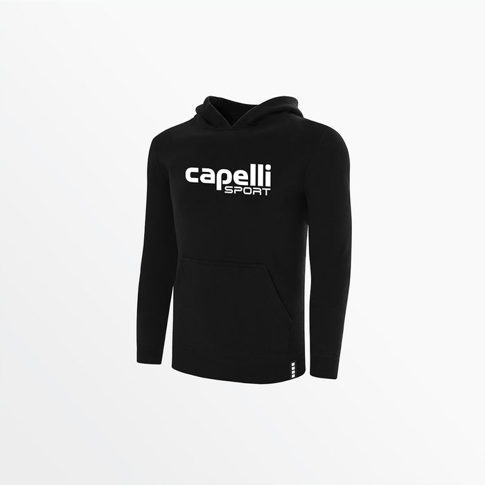 capelli MEN'S LOGO FLEECE PULLOVER HOODIE Black