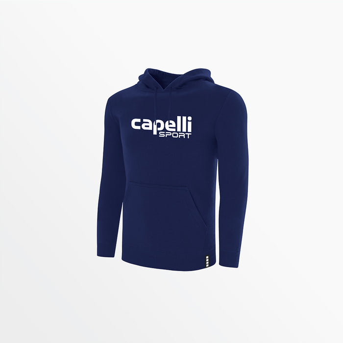 capelli MEN'S LOGO FLEECE PULLOVER HOODIE Navy