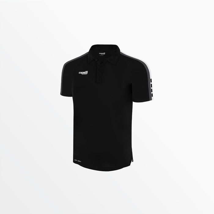 capelli MEN'S MADISON POLY POLO Black