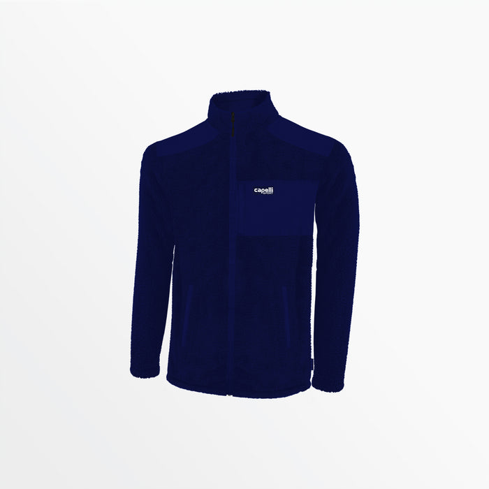 capelli MEN'S MIXED MEDIA SHERPA JACKET Dark Navy