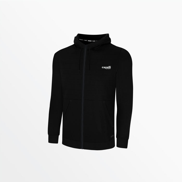 capelli MEN'S MOTO TECH ⅠⅠ ZIP UP HOODIE Black