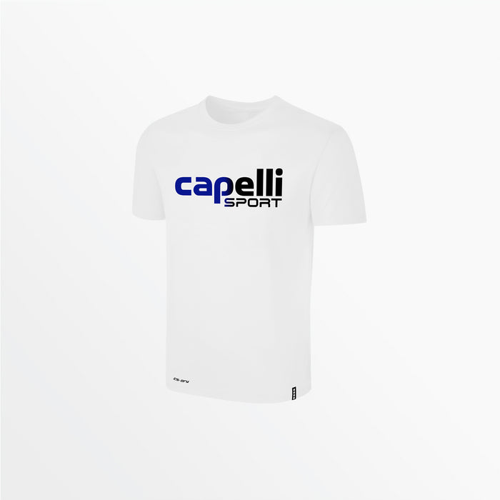 capelli MEN'S OMBRE LOGO TEE White Royal Blue