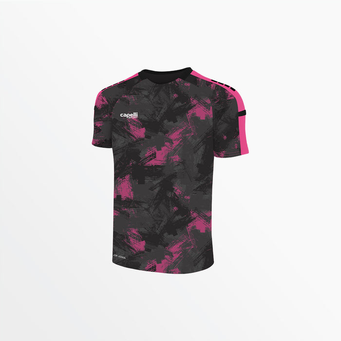 capelli MEN'S PITCH ⅠⅠ CAMO STROKES JERSEY Pink