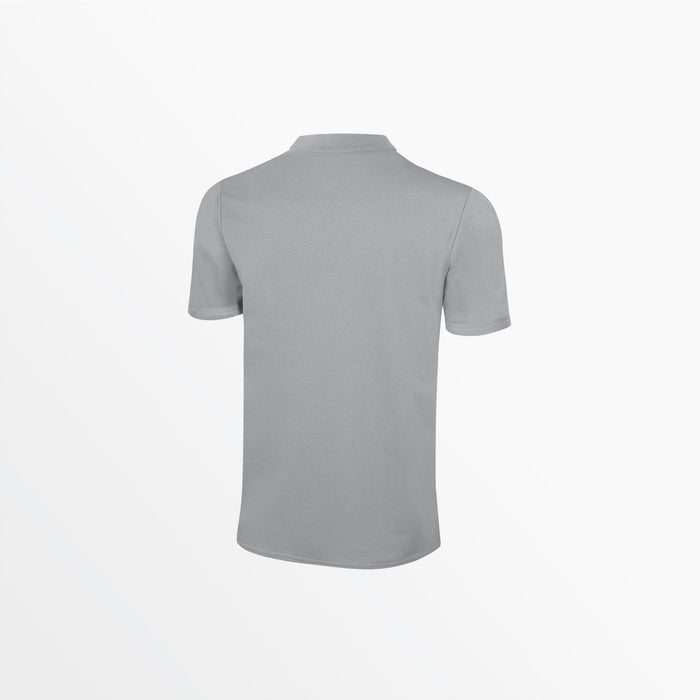 Capelli MEN'S POLY HENLEY Light Grey