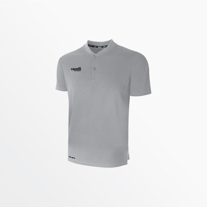 capelli MEN'S POLY HENLEY Light Grey