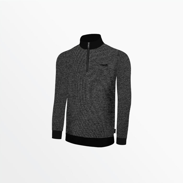 capelli MEN'S SELECT QUARTER ZIP TOP Black