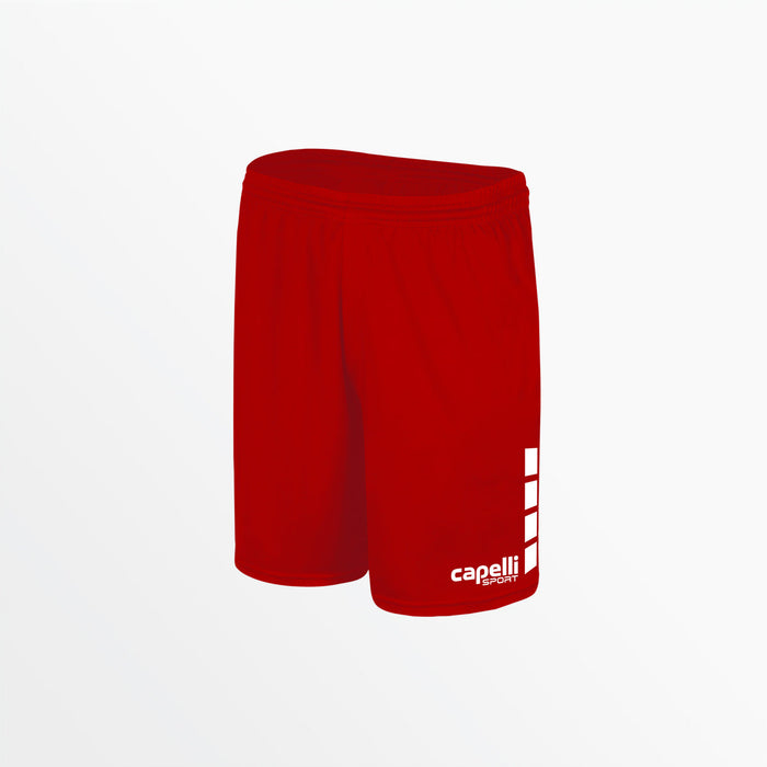 capelli MEN'S TEAM MATCH SHORTS WITH 4-CUBES Red