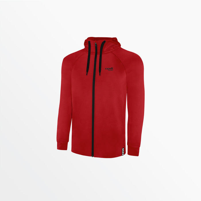 capelli MEN'S THERMA FLEECE ZIP UP HOODIE Red